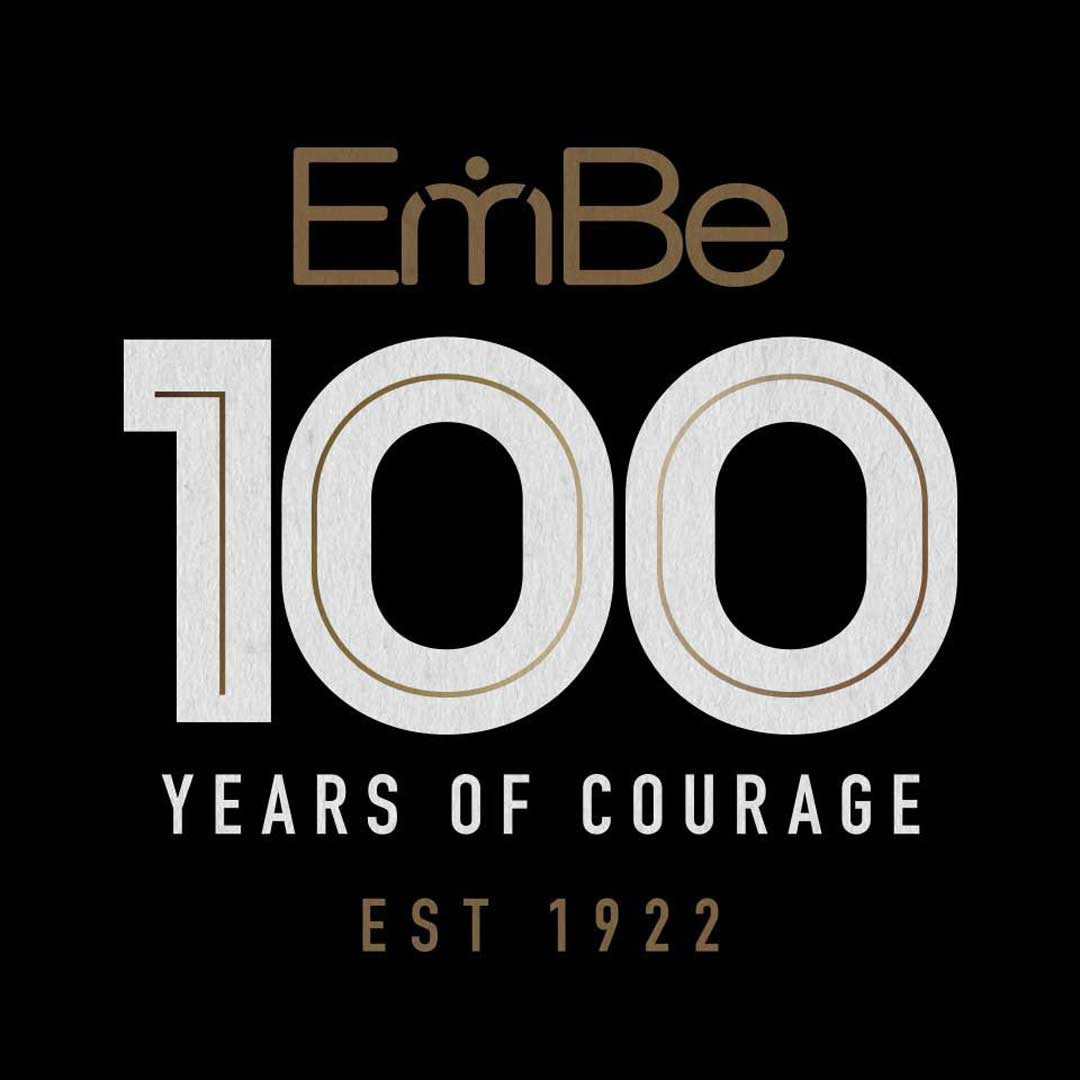 EmBe 100 Years of Courage Logo